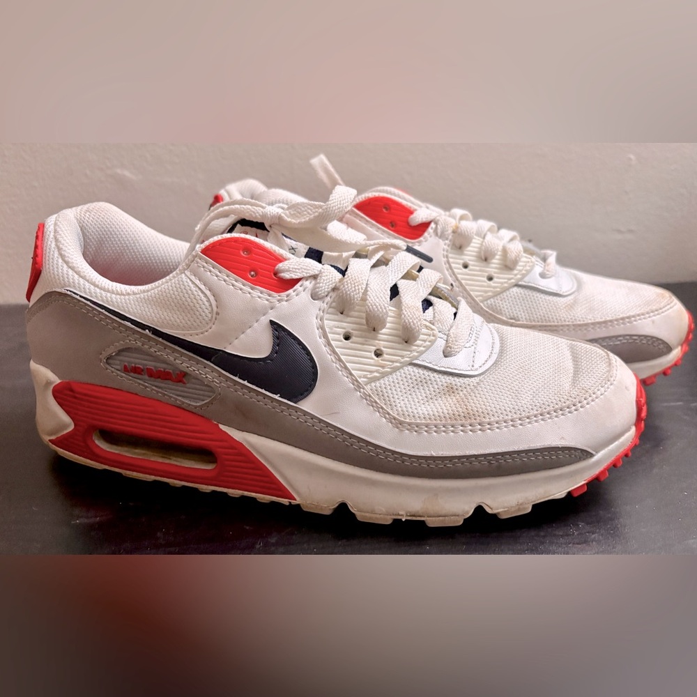 Size 8.5 - Nike Air Max 90 USA 2021 - White'
